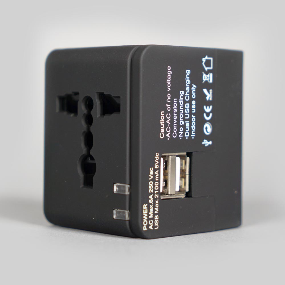 Dual USB Travel Adaptor